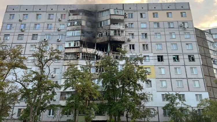 Последствия обстрела Херсона