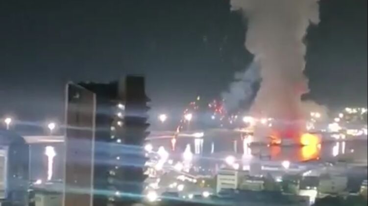 Обстріл Каракасу. Скріншот із відео