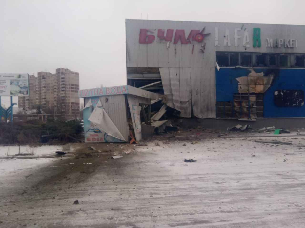 последствия обстрела Донецкой области. Фото: Павел Кириленко