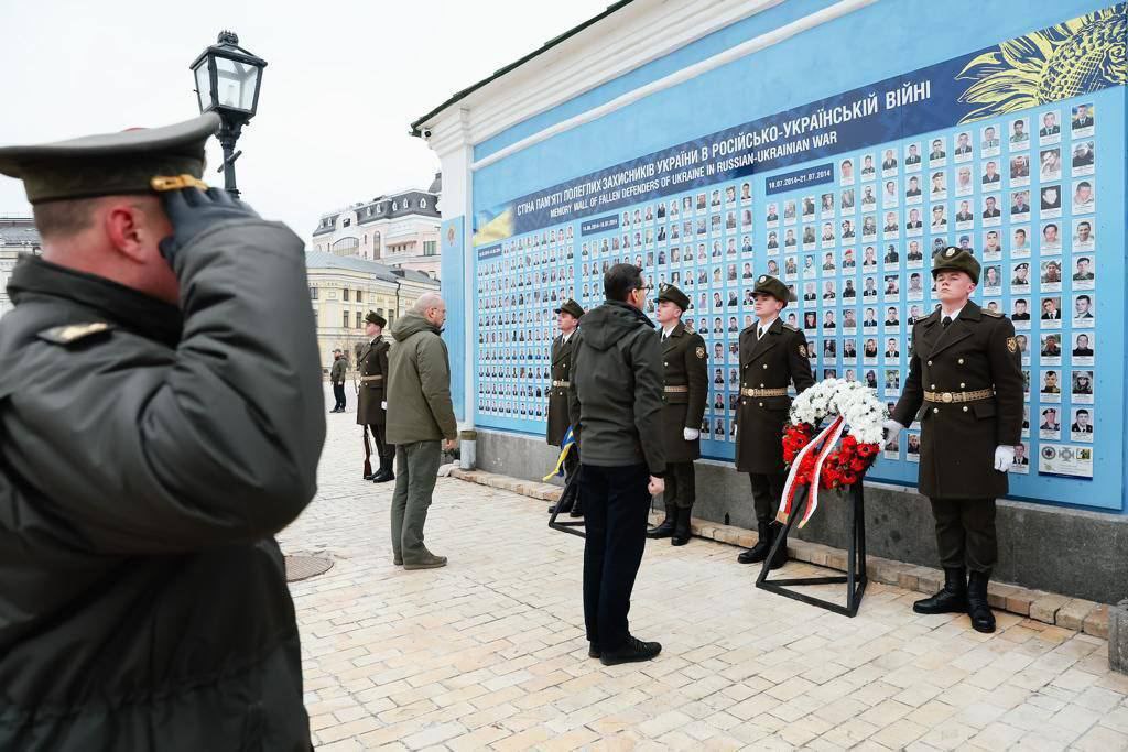 Премьер Польши Матеуш Моравецкий приехал в Киев 24 февраля 