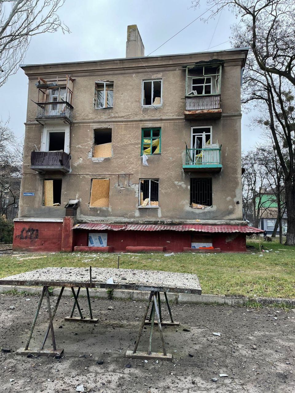 Наслідки удару по Краматорську. Фото: t.me/pavlokyrylenko_donoda