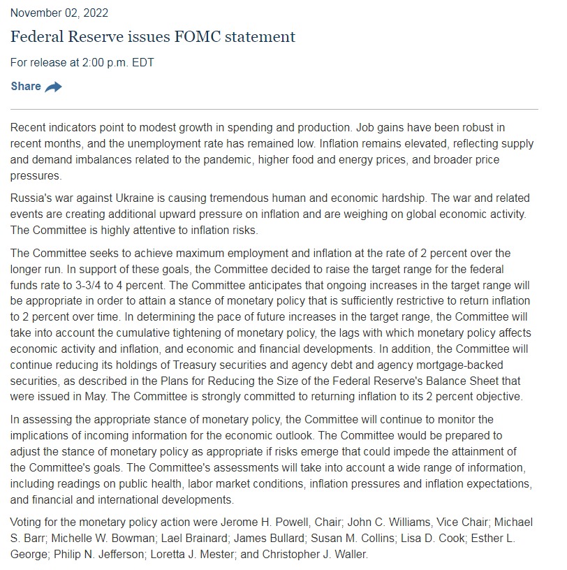 Скриншот с сайта ФРС