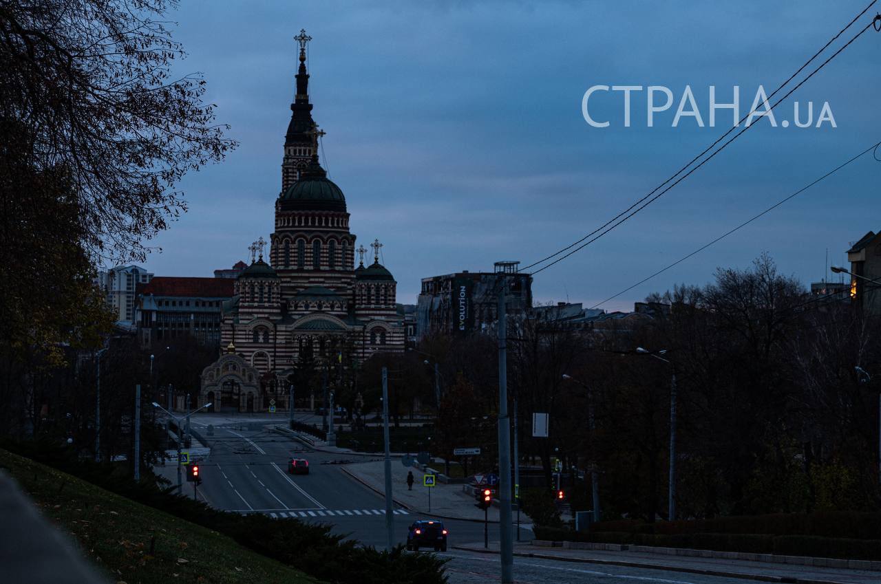 Вечерний Харьков во время войны