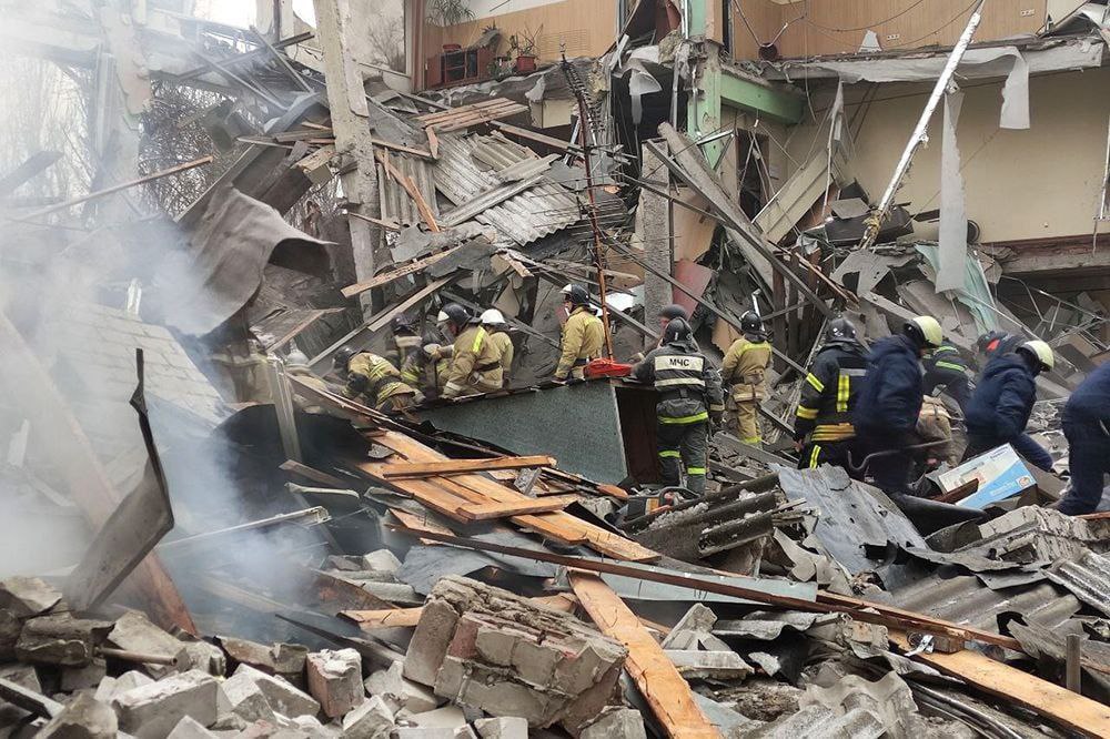 последствия обстрела Донецка