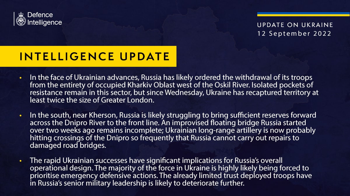 Как развивается наступление ВСУ в Харьковской и Херсонской областях