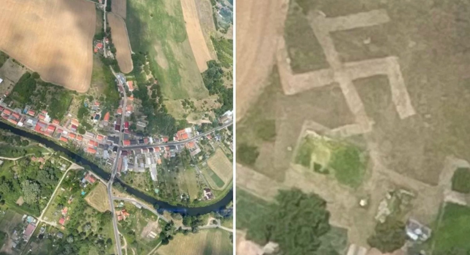 Свастика на поле