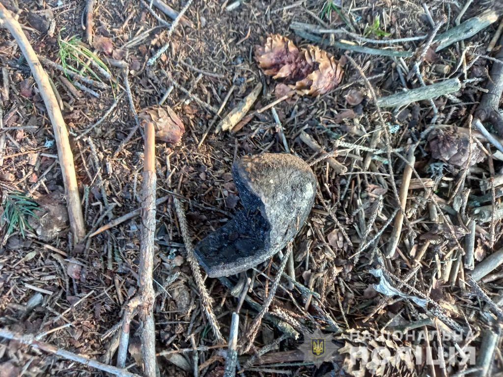 место взрыва костра в Карпатах