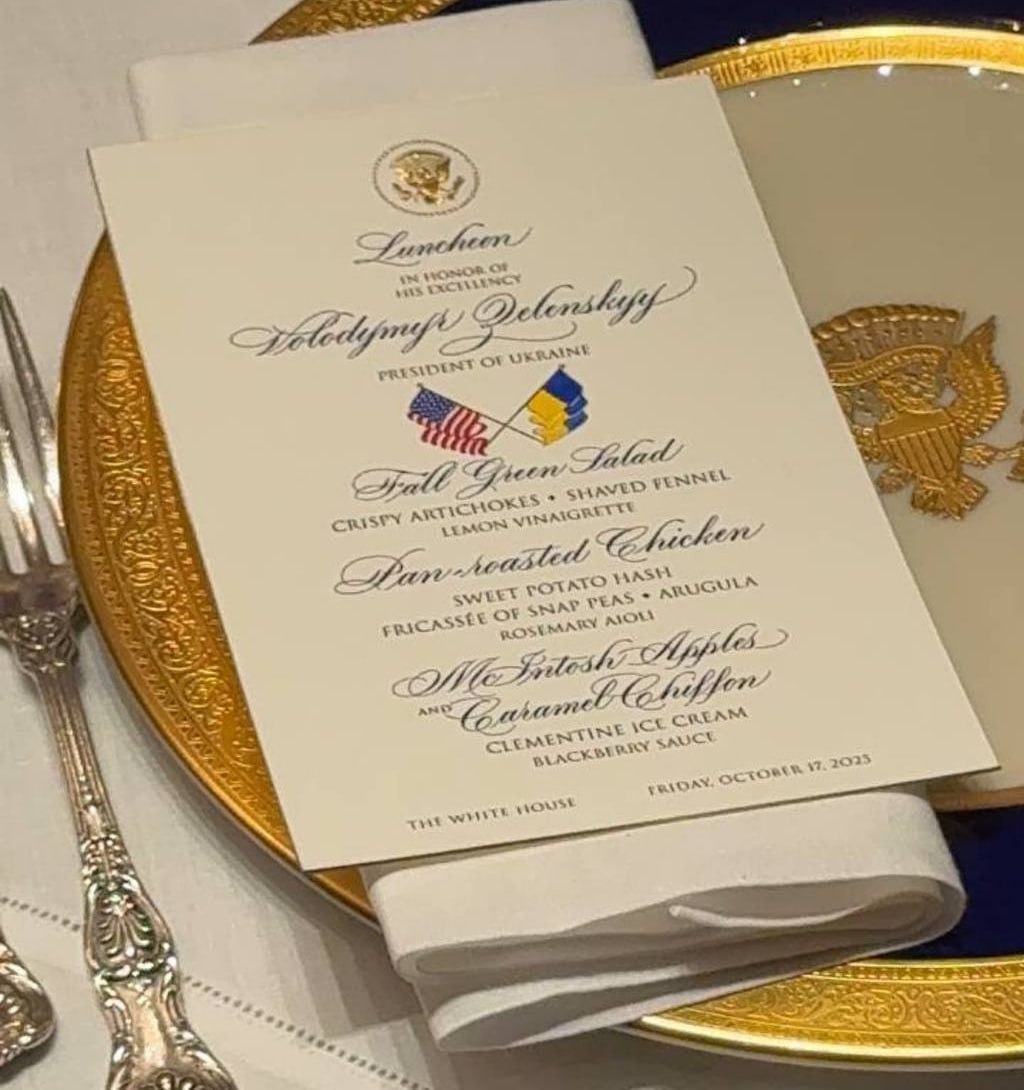 Трамп та Зеленський - ланч у Білому домі 17 жовтня 2025 року