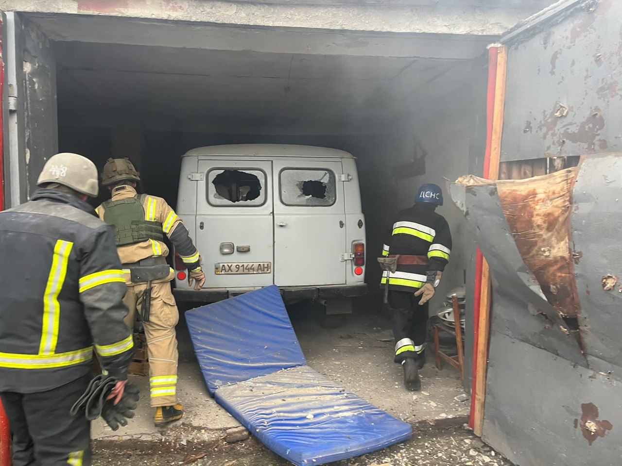 наслідки обстрілу Куп'янська 30 квітня