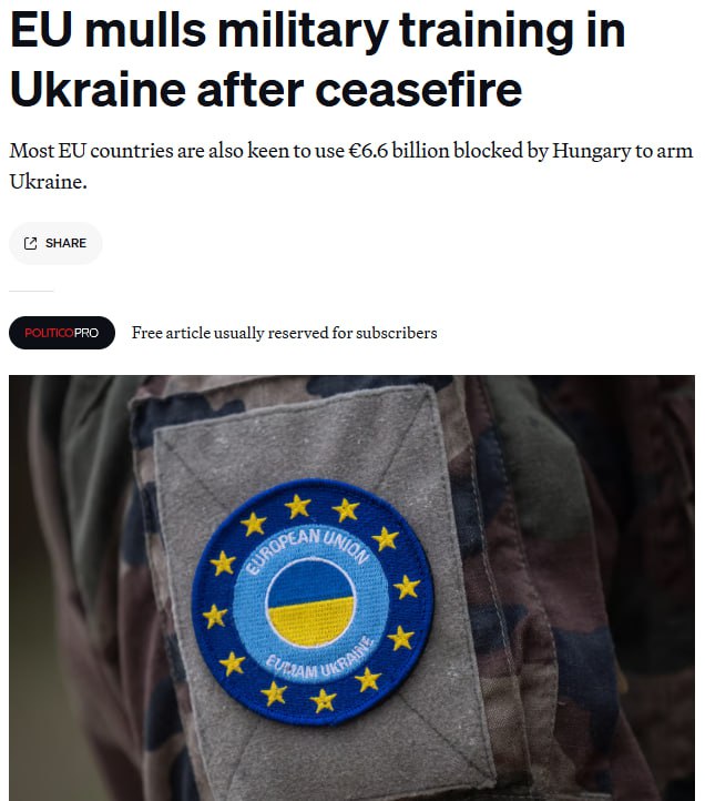 Знімок заголовка на politico.com