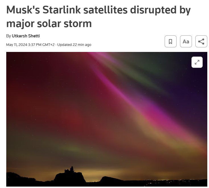 Снимок заголовка в Reuters