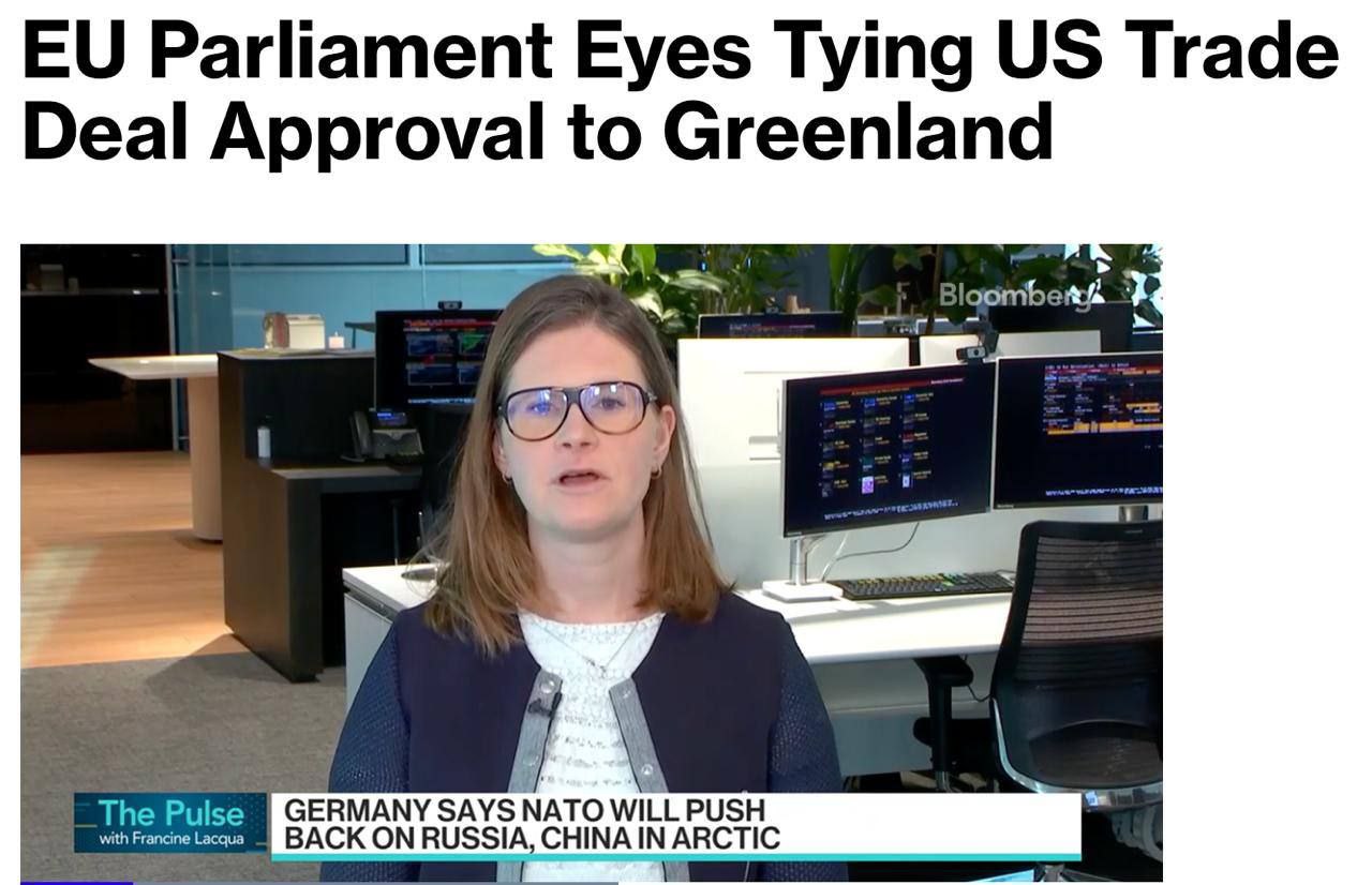 Снимок заголовка на bloomberg.com -